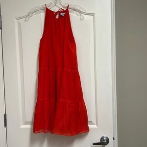 Antonio Melani casual dress; size small; orange/ red color